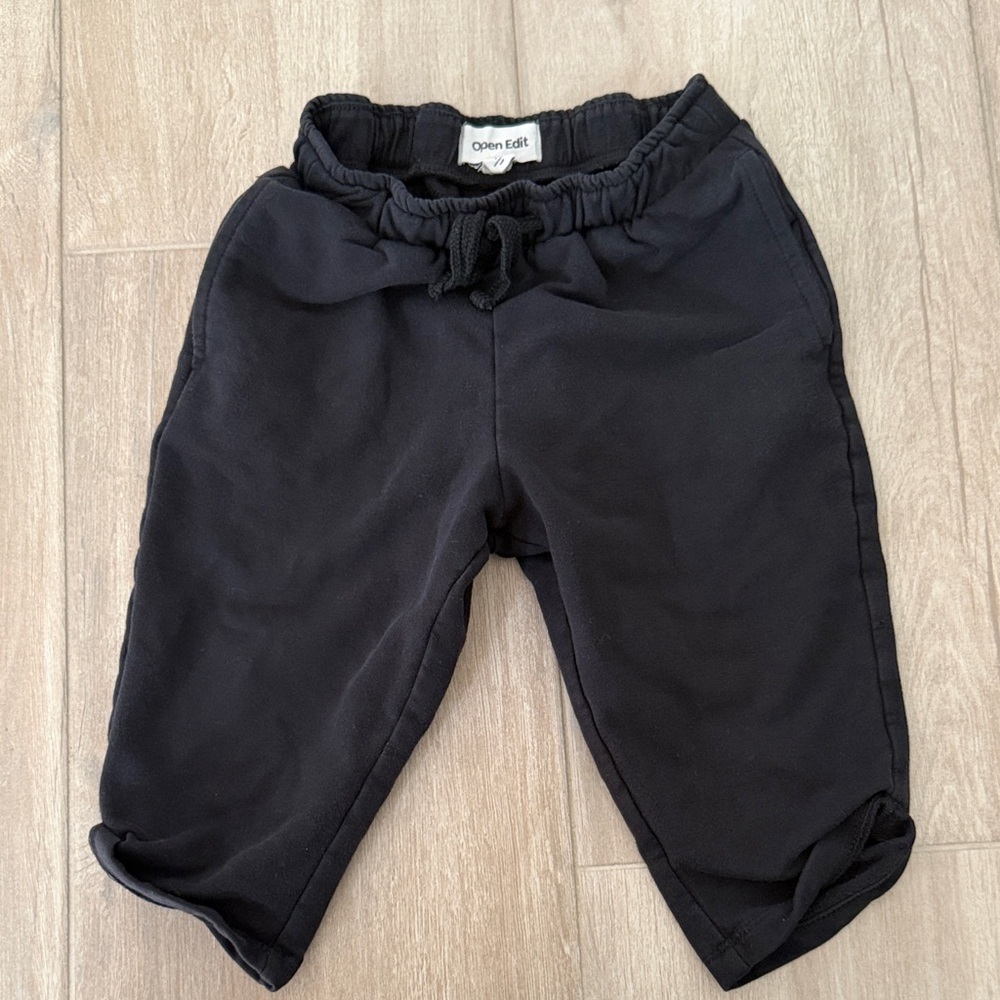Open Edit Kids Black Sweatpants